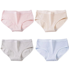 Solid Cotton Briefs 4-Pack Women