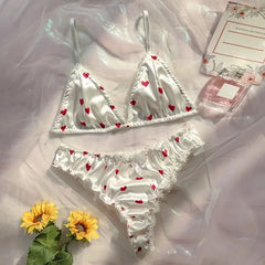 Women's Seamless Wire-Free Bra Brief Set