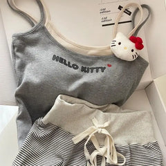 Cute Y2K Kitty Pajama Set