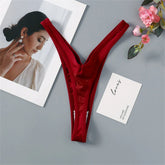 Seamless Solid Low Rise Thong Panties