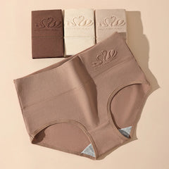 High Waist Cotton Briefs 4 Pack