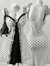Women's Gingham V-Neck A-Line Knee-Length Dress