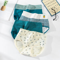 High-Waist Mixed Print Brief 4-Pack