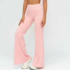 High‑Waist Flare Yoga Leggings
