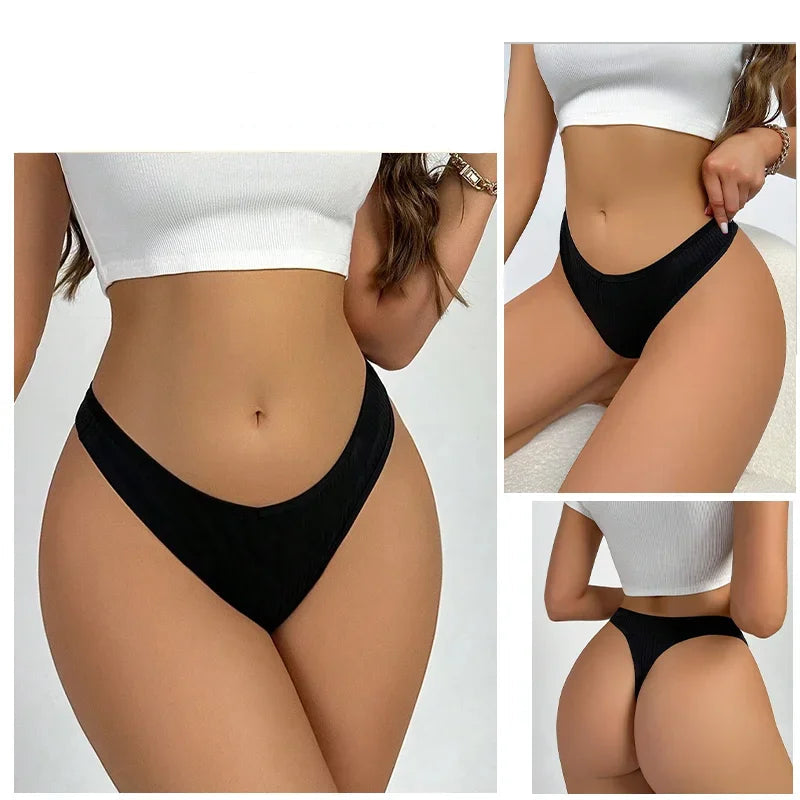 Black underwear being worn by a model with 'CuteBite' branding.