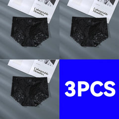 3-Piece Women's Floral Lace Brief Set
