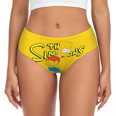 Cartoon Print Breathable Cotton Briefs