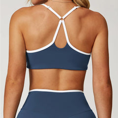 Women’s Push-Up Shockproof Sports Bra – Gym & Yoga Top