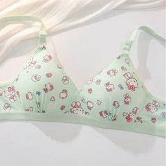 Cute Kawaii Wireless Bra Set