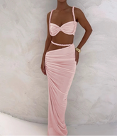 Ruched Bandage Beach Co-ord Set