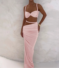 Ruched Bandage Beach Co-ord Set