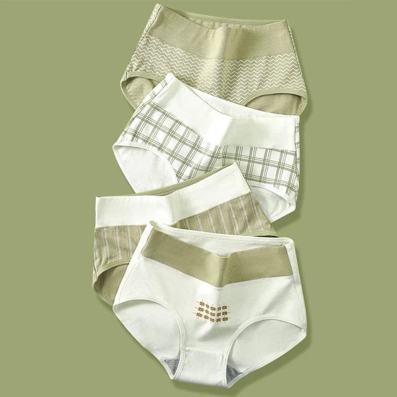 High-Waist Mixed Print Brief 4-Pack
