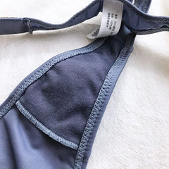 Rhinestone Low-Rise Fitness Thong