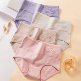 Plus Size Print Briefs 4pcs