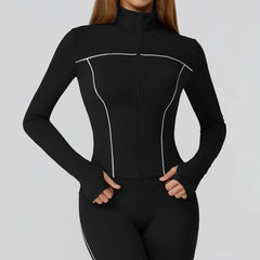 Quick‑Dry Women’s Fitness Jacket