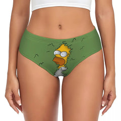 Cartoon Print Breathable Cotton Briefs