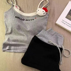 Cute Y2K Kitty Pajama Set