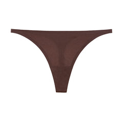 Ice Silk Seamless Low-Rise G-String Thong