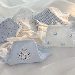 Sweet Bow Solid Cotton Briefs 5pcs