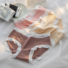 Sweet Bow Solid Cotton Briefs 5pcs