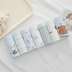 7 Pcs Women’s Cotton Printed Briefs Set