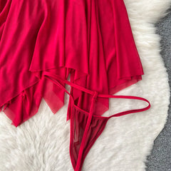 Elegant Mesh Camisole Nightgown – Lightweight Summer Sleepwear