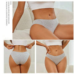 Women’s Cotton Low-Rise Breathable Briefs 3-piece Set