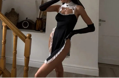 Lace Sleeveless Costume Dress Set