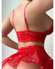 3 Pieces Sexy Lingerie Set