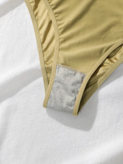 Glossy Satin Underwire Bra Panty Set