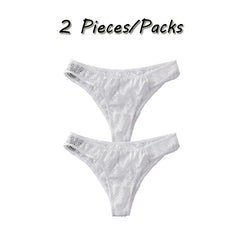 Lace Hollow Thong 2-Pack Women Low-Rise