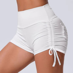 High-Waist Push-Up Workout Shorts with Pocket – Women's Gym & Yoga Leggings