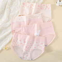 Women Cartoon Shaping Briefs 4pcs