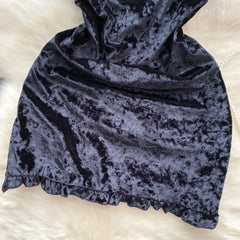 Velvet Strapless Bow Sheath Dress – New Trend