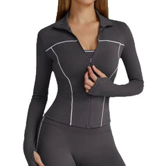 Quick‑Dry Women’s Fitness Jacket