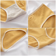 Sweet Bow Solid Cotton Briefs 5pcs