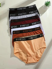 Set of six pairs of men's underwear with 'FINETOOL' branding on a light background.