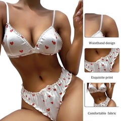 Women's Seamless Wire-Free Bra Brief Set