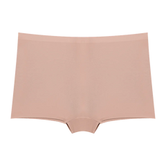 Beige underwear on a white background