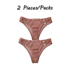 Lace Hollow Thong 2-Pack Women Low-Rise