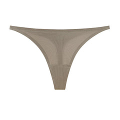 Ice Silk Seamless Low-Rise G-String Thong