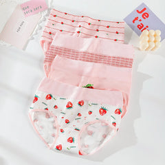 Women Cartoon Shaping Briefs 4pcs