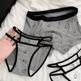 Cute Cartoon Couple Underwear Set