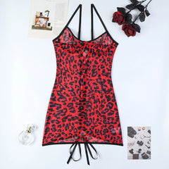Elegant Sheer Lace Nightwear Set