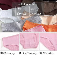 Women’s Cotton Low-Rise Breathable Briefs 3-piece Set