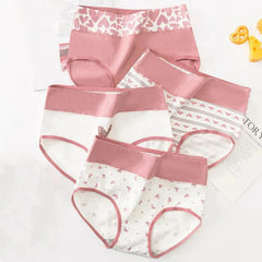 Women Cartoon Shaping Briefs 4pcs