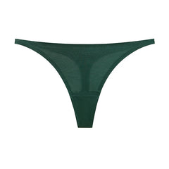 Ice Silk Seamless Low-Rise G-String Thong