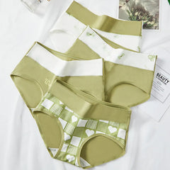 Women Cartoon Shaping Briefs 4pcs