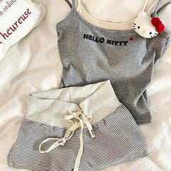 Cute Y2K Kitty Pajama Set