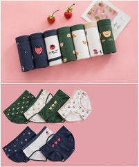 7 Pcs Women’s Cotton Printed Briefs Set